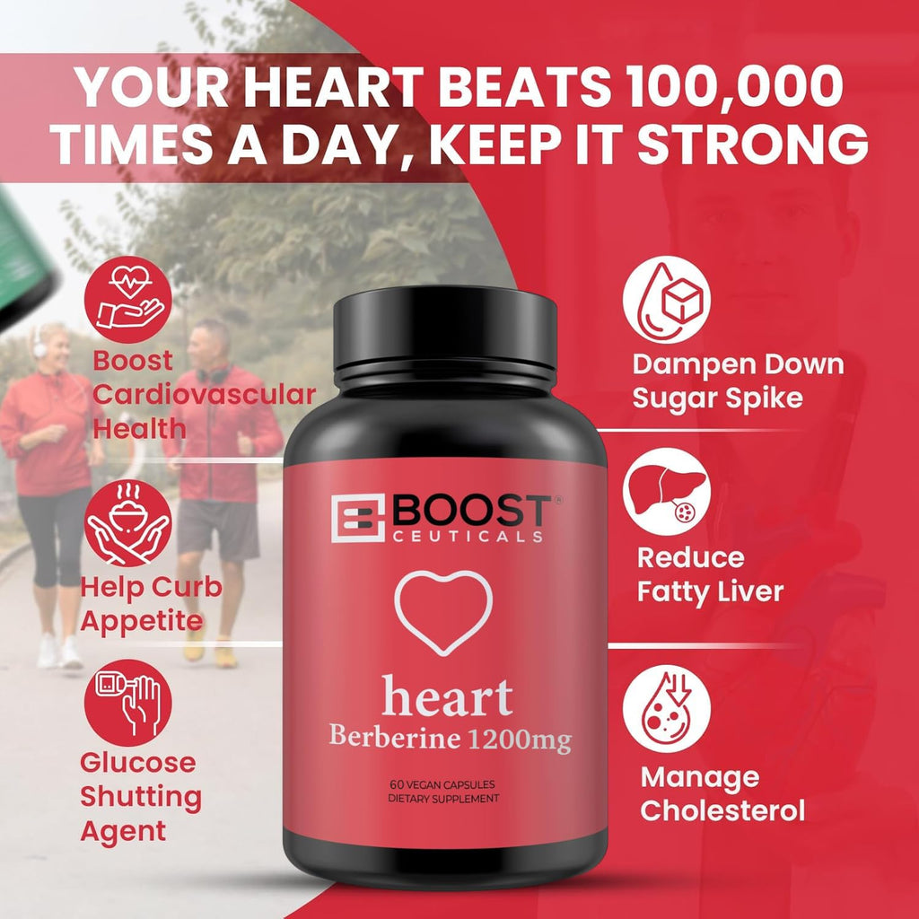 BoostCeuticals Pure Berberine 1200mg - 60 Vegan Capsules - image 2