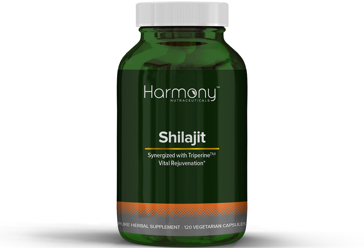 Harmony Nutraceuticals Shilajit Clinical Grade - 120 Vegetarian Capsules