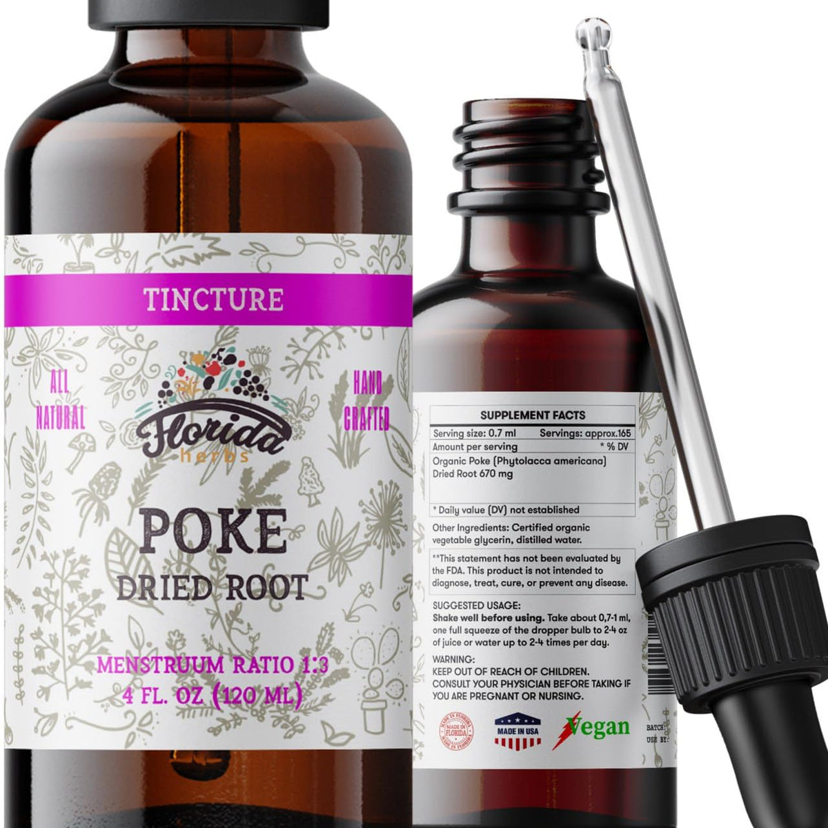 FLORIDA HERBS Poke Tincture