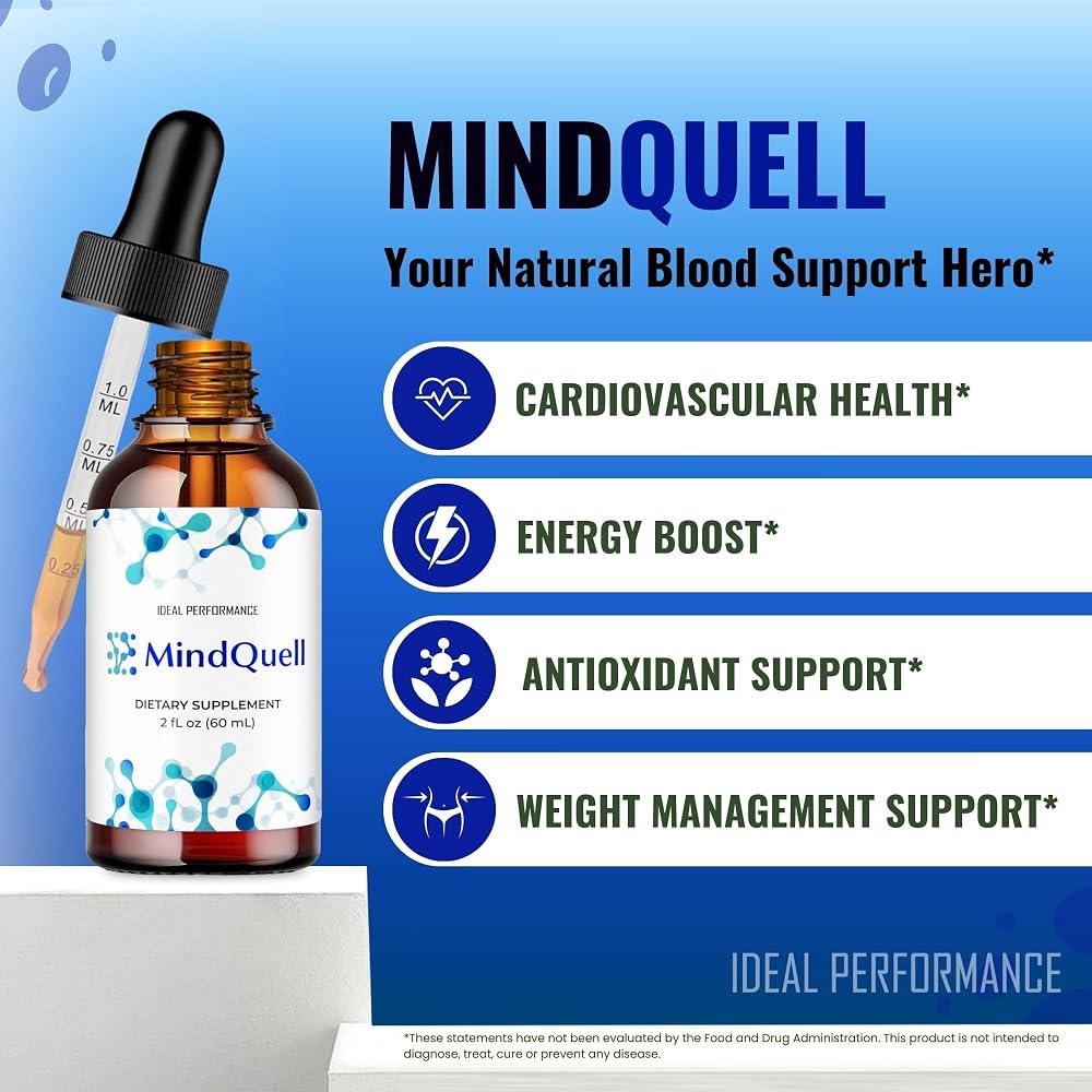 IDEAL PERFORMANCE Mind Quell Drops Maximum Strength - 2 Fl Oz - image 4