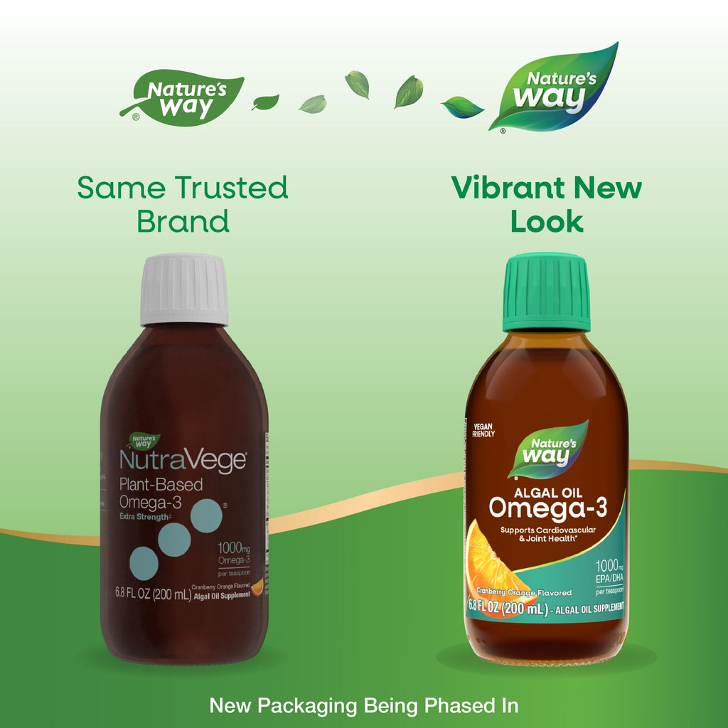 Nature's Way NutraVege Omega-3 for Eye & Brain - 6.8 Fl Oz - image 2
