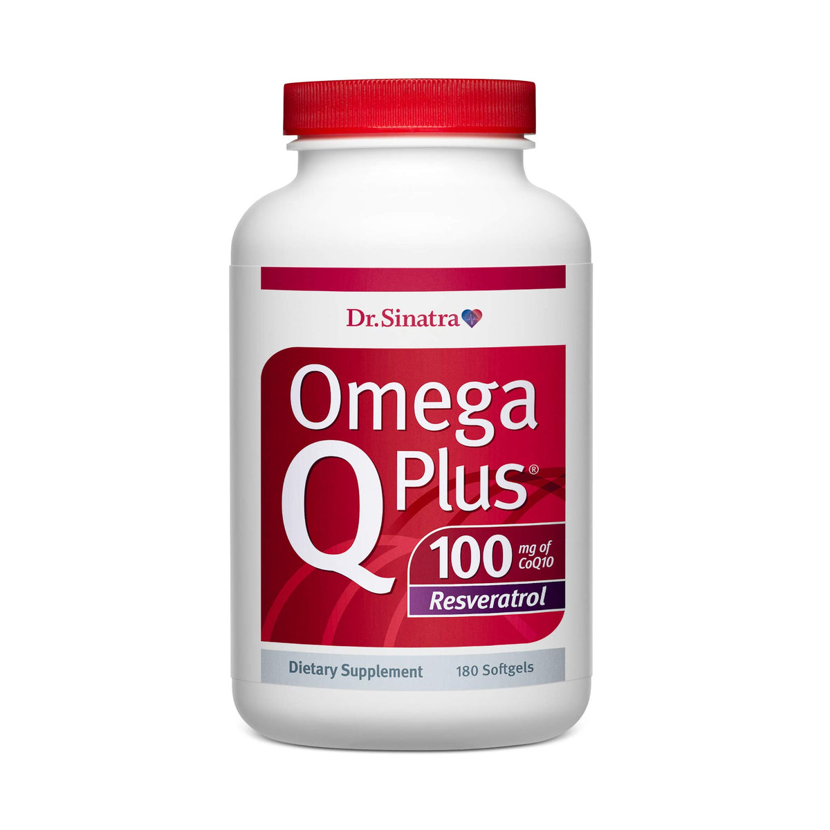 Dr. Sinatra's Omega Q Plus 100 Resveratrol Supplement with 100 mg