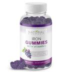 Natural BioScience Iron Gummies with Vitamin C for Adults & Kids