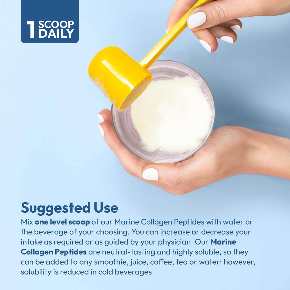 ANDREW LESSMAN Marine Collagen Peptides Powder and MSM Servings