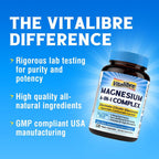 Vitalibre Magnesium Complex Supplement 6 in 1