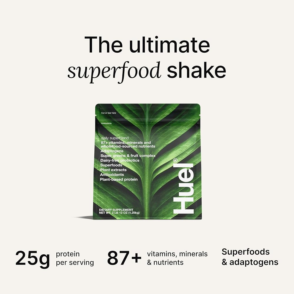 Huel Daily Superblend Vanilla Plant-Based Protein Powder - 44 oz - image 2