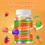 AFXMATE Hemp Gummies Omega 3-6-9 for Relaxation - 120 Gummies - image 7