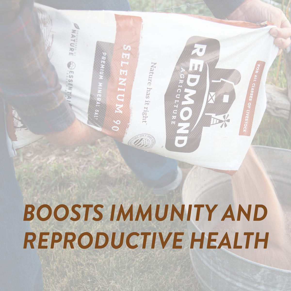 Redmond Agriculture Selenium 90 Premium Mineral Salt - 5 Pound - image 3