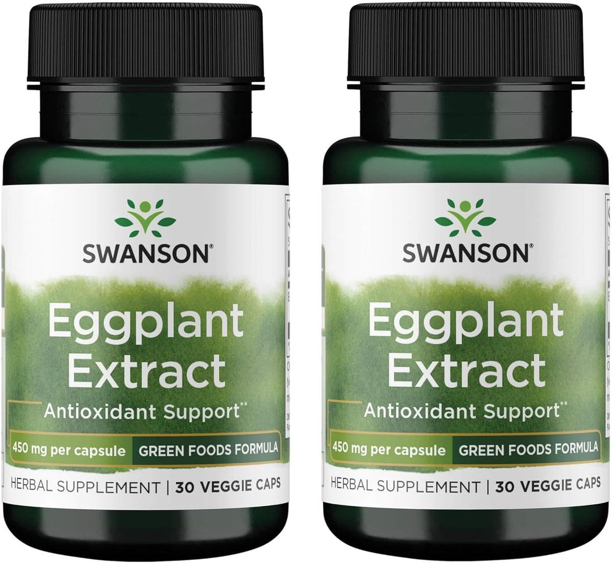 Swanson Eggplant Extract 20:1 450mg - 60 Vegetarian Capsules