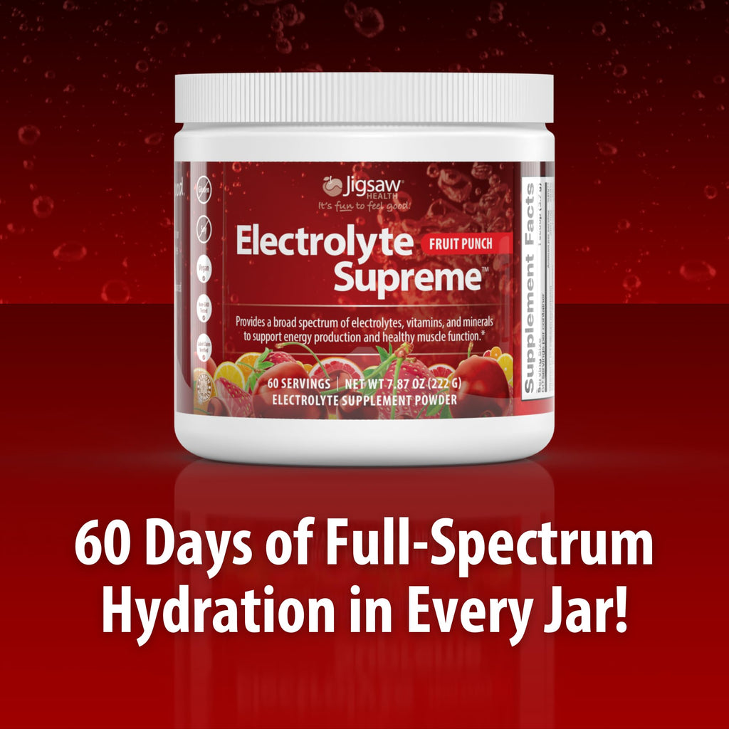 Jigsaw Health Electrolyte Supreme Powder Fruit Punch - 60 Servings - image 4