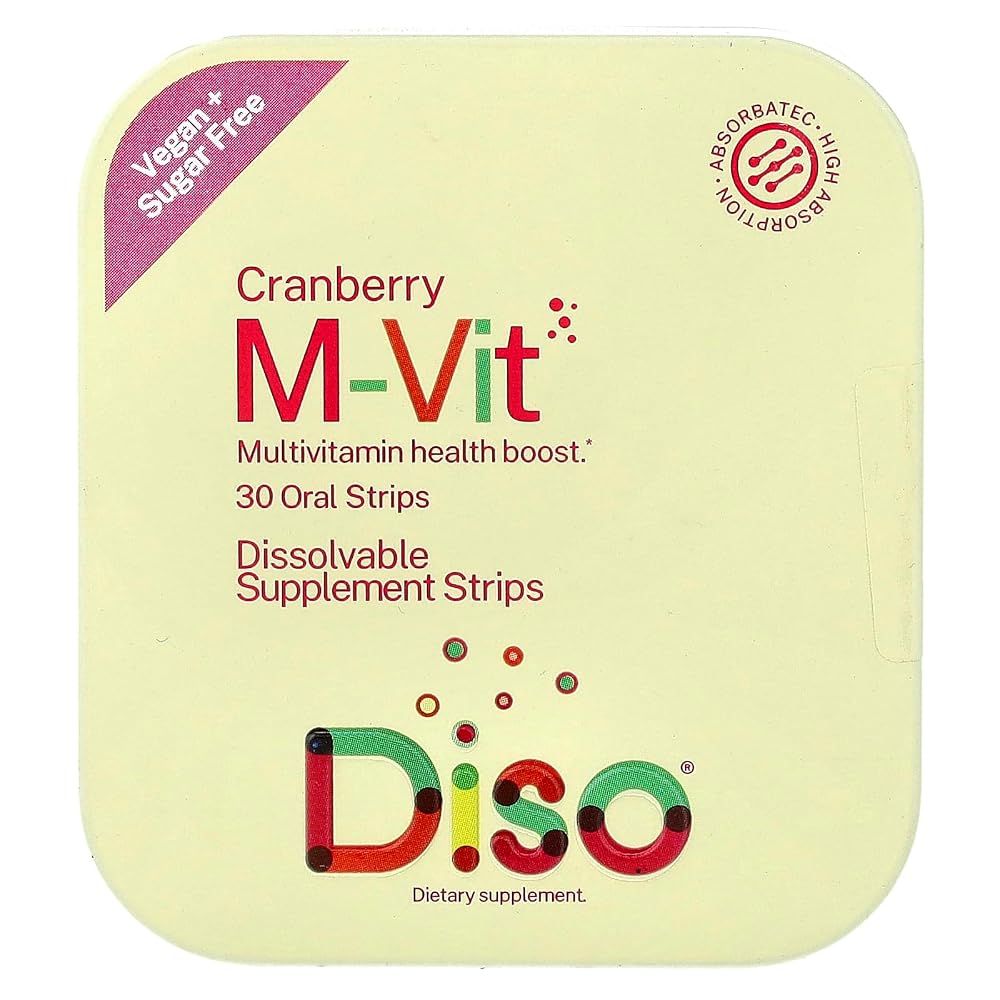 DISO M-VIT Fast-Dissolving Multivitamin Oral Strips - 30 Strips
