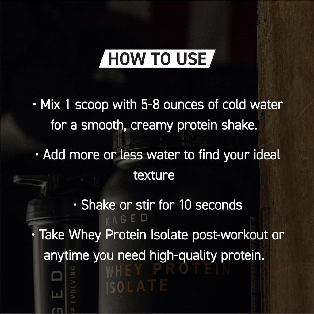 Kaged Whey Elite Protein Isolate Powder