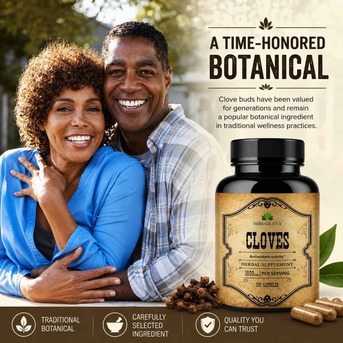 HERBALICIOUS Cloves Capsules Natural Supplement - 100 Capsules - image 2