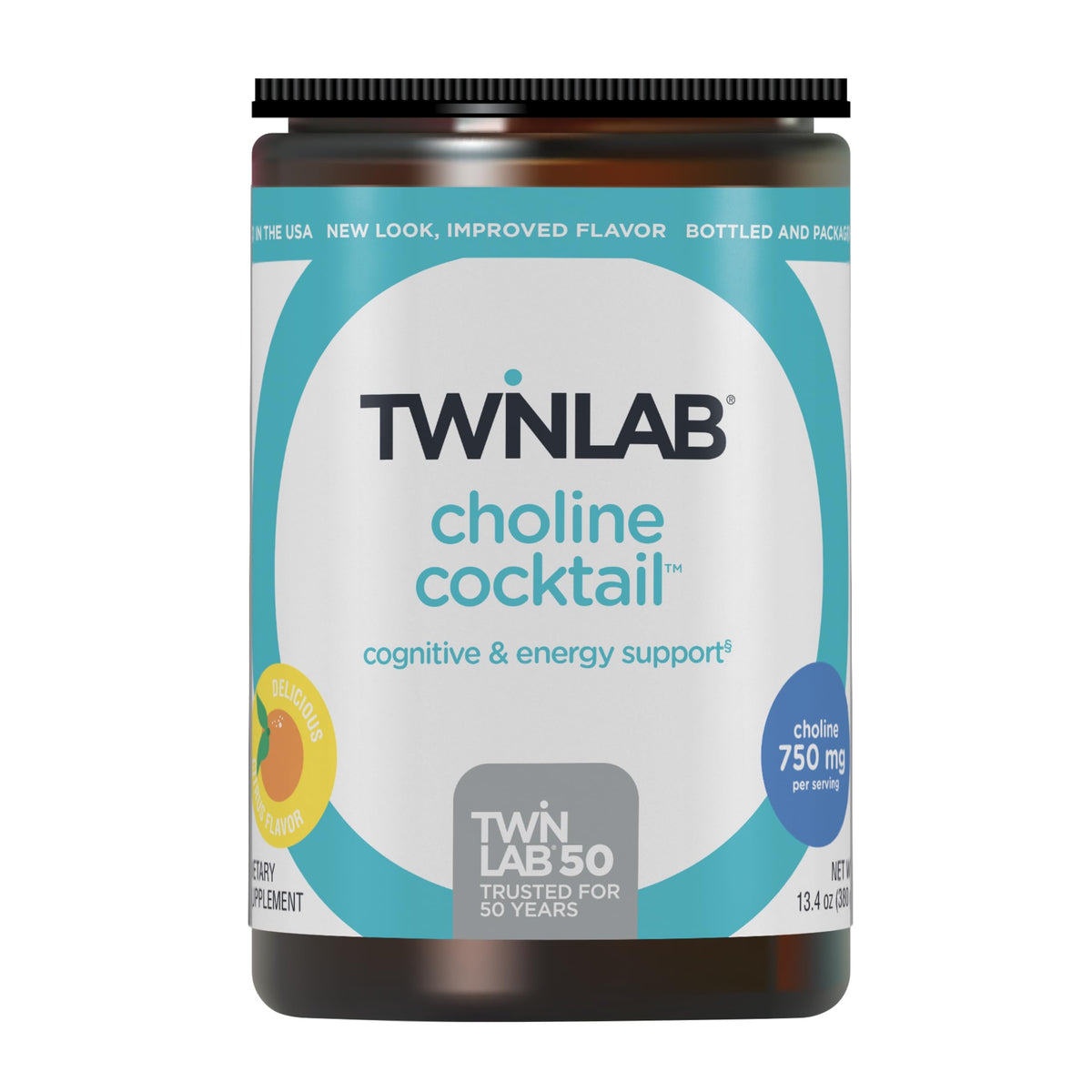 Twinlab Choline Cocktail Brain Health Support Supplement - 13.33 oz