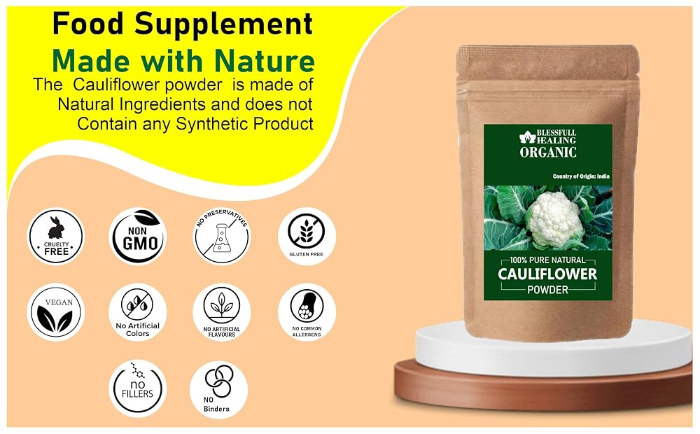 Blessfull Healing Organic Cauliflower Powder - 100 Grams - image 4