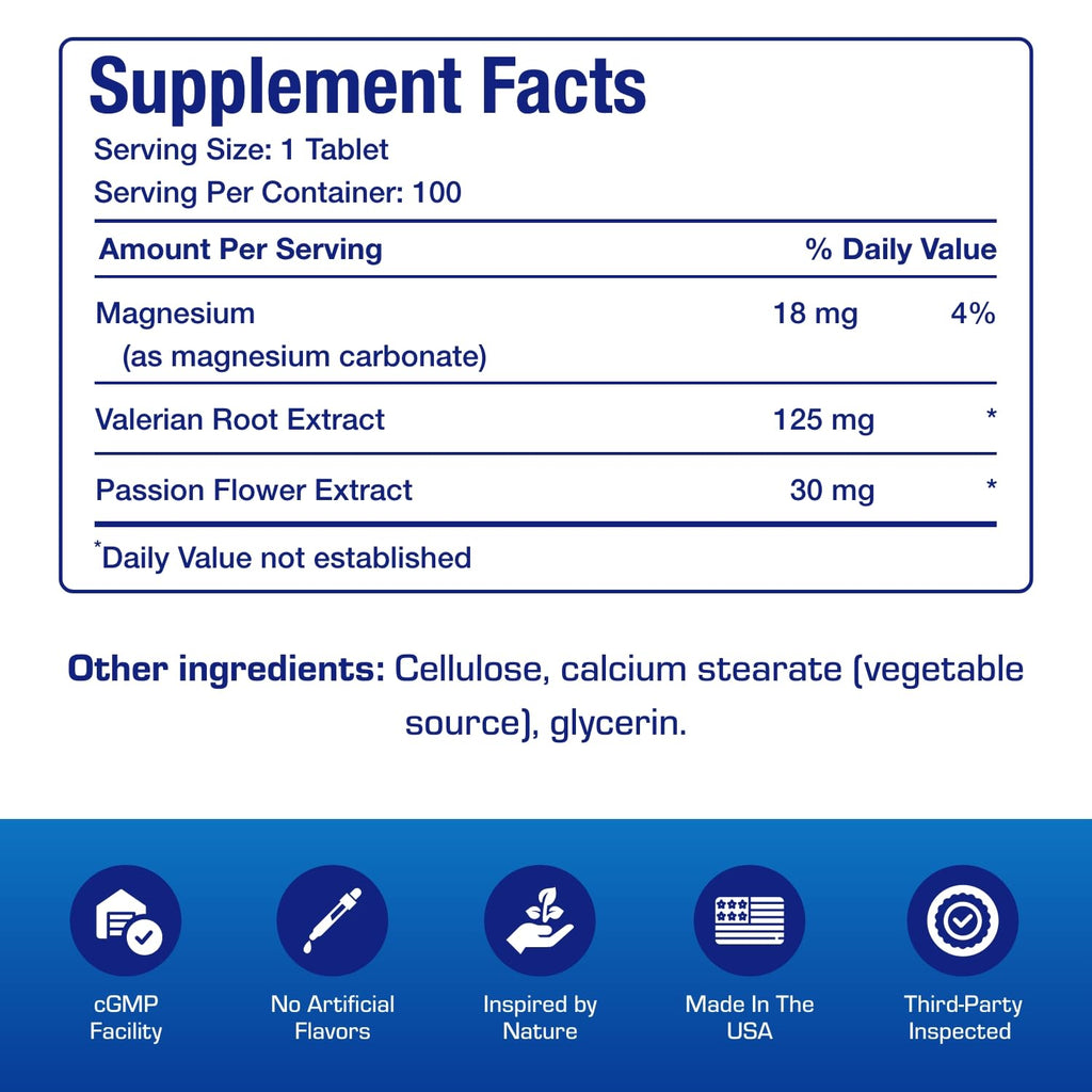 Anabolic Laboratories Valerian Root Sleep Support - 100 Tablets - image 4