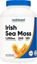 Nutricost Irish Sea Moss Extract 1,200mg - 240 Capsules