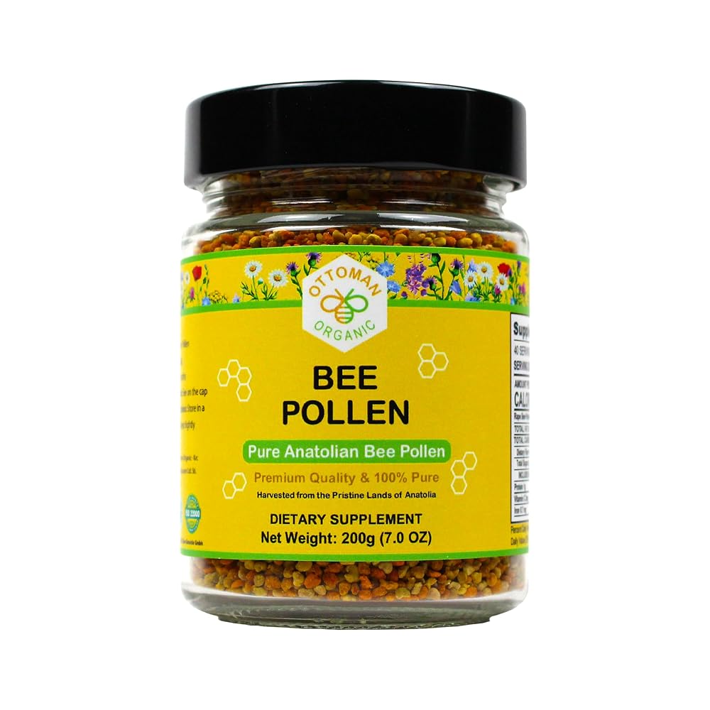 ottoman organic Bee Pollen Granules Immune Support - 200g