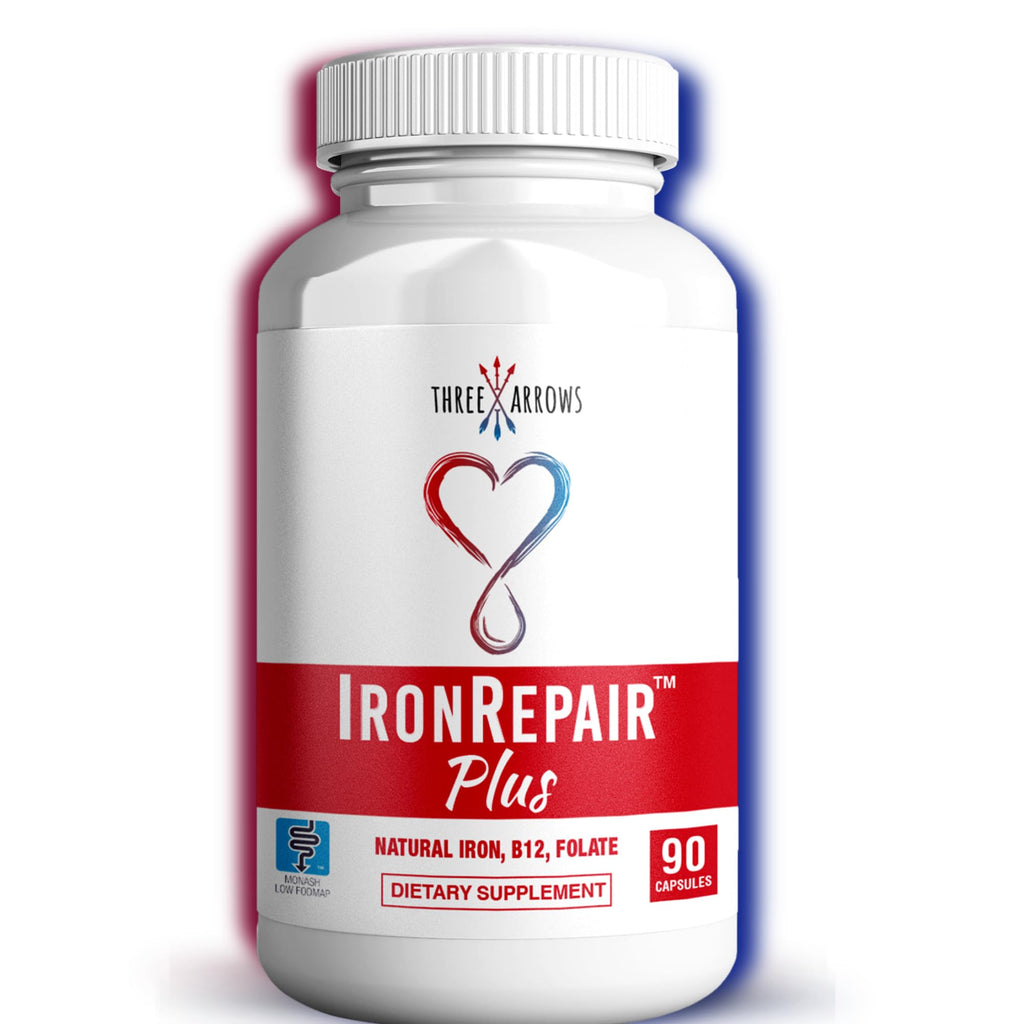 Three Arrows Iron Repair Plus Natural Iron Supplement - 90 Capsules
