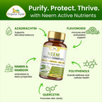 Organic Veda Neem Capsules Triple Complex for Skin & Immune Support - image 4