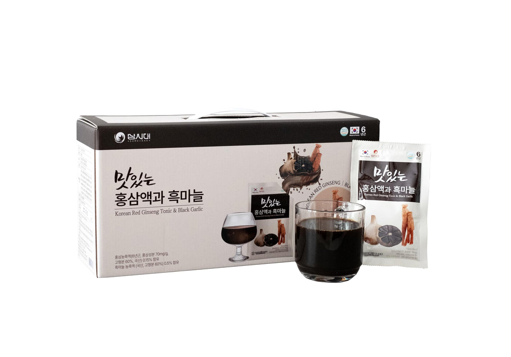 SAMSIDAE Korean Red Ginseng & Black Garlic Tonic - 30 Pouches - image 2