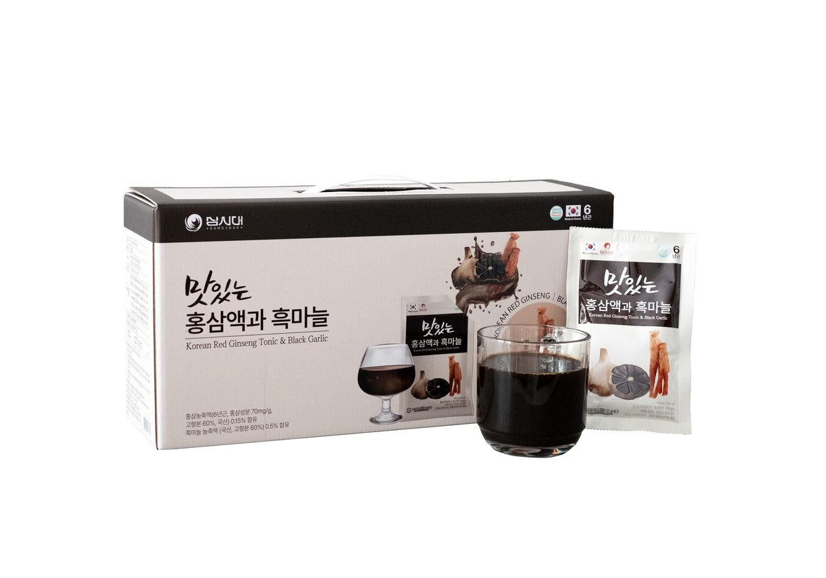 SAMSIDAE Korean Red Ginseng & Black Garlic Tonic - 30 Pouches - image 2
