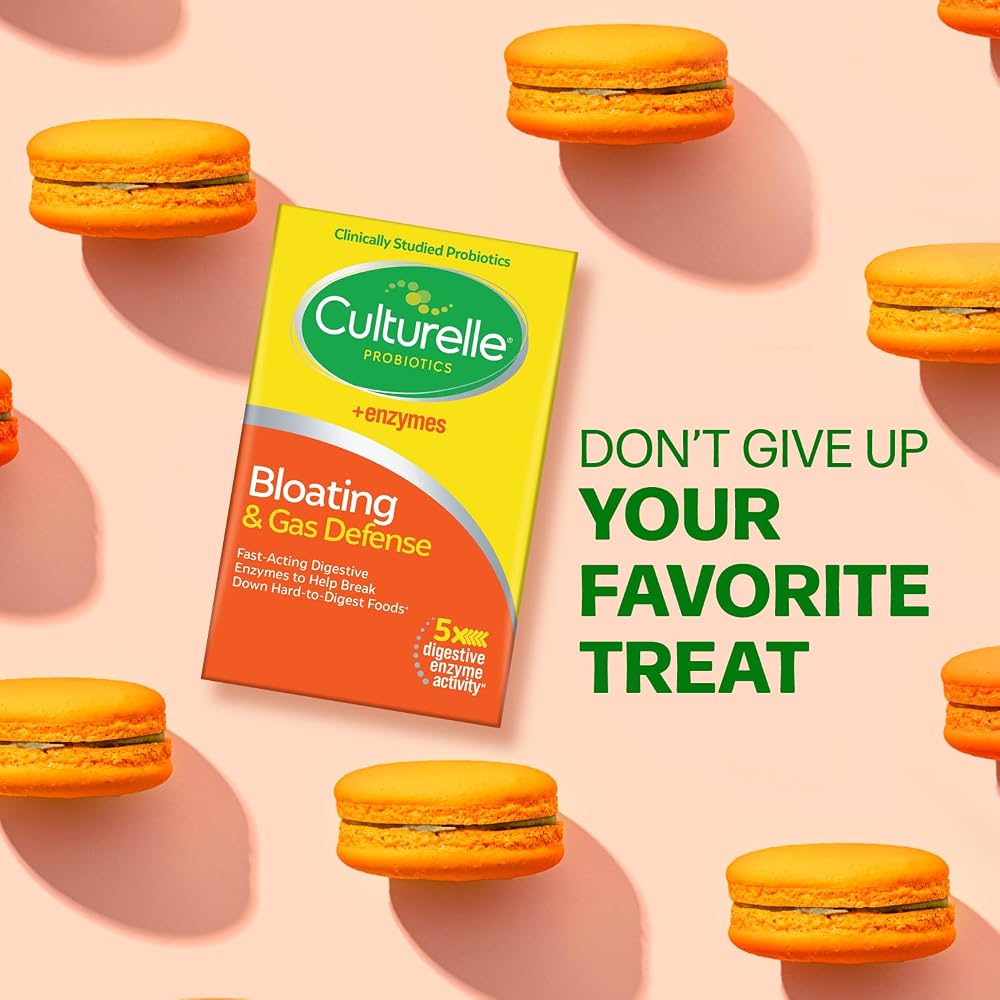 Culturelle Probiotics Bloating & Gas Defense Digestive Enzymes - 30 Capsules - image 9