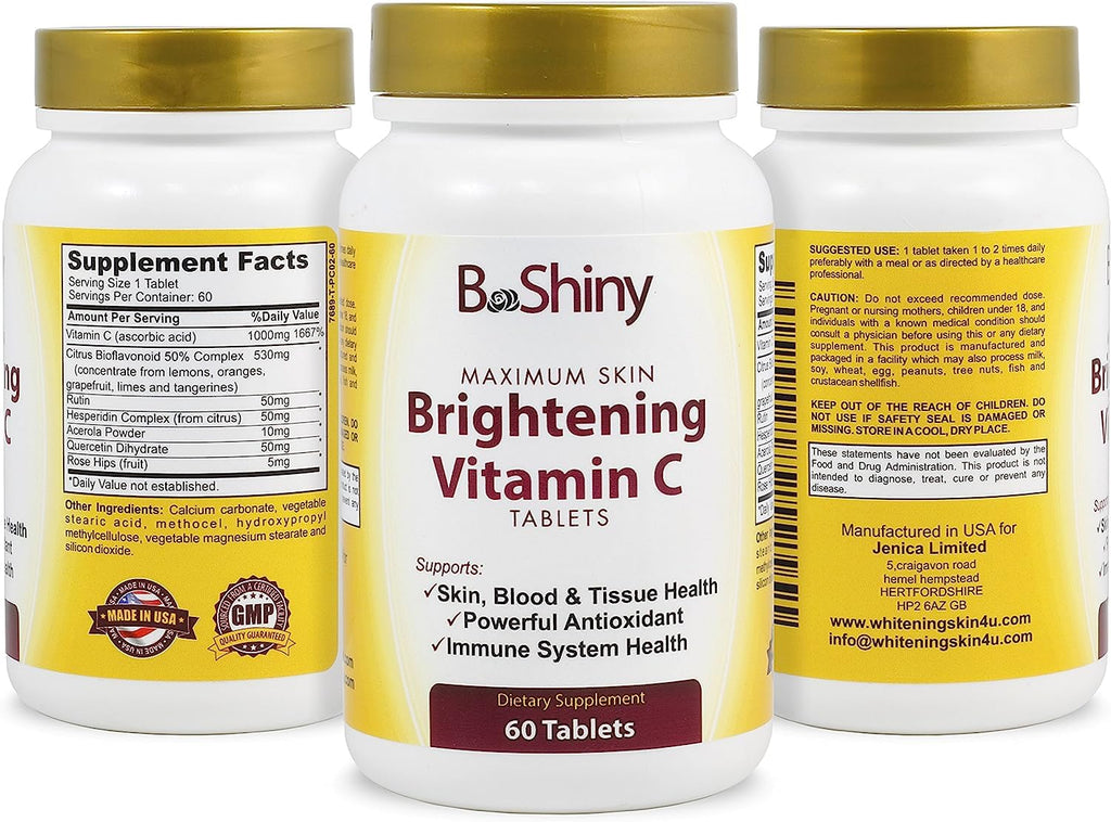 BeShiny Vitamin C Complex 1000 mg Tablets - 60 Count - image 6