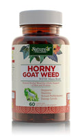 Natures Wellness Horny Goat Weed Extract with Maca & Tribulus - 60 Capsules