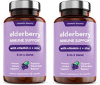 Vitamin Bounty Elderberry Immune Support with Zinc & Vitamin C - 120 Capsules