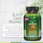 Irwin Naturals 3-in-1 Carb Blocker Maximum Strength - 150 Softgels - image 5