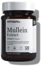 AMALTH Mullein Leaf Extract 300 mg Respiratory Support - 120 Capsules