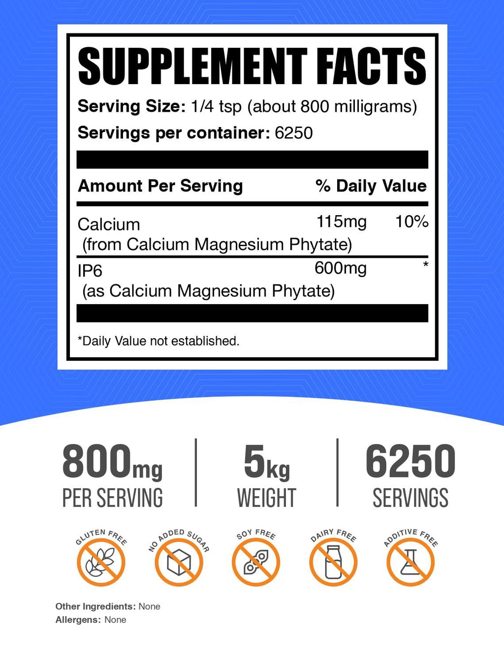BulkSupplements.com IP6 Powder (Inositol Hexaphosphate)