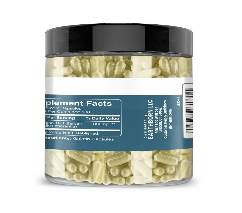Earthborn Elements Bitter Melon - 200 Capsules - image 2