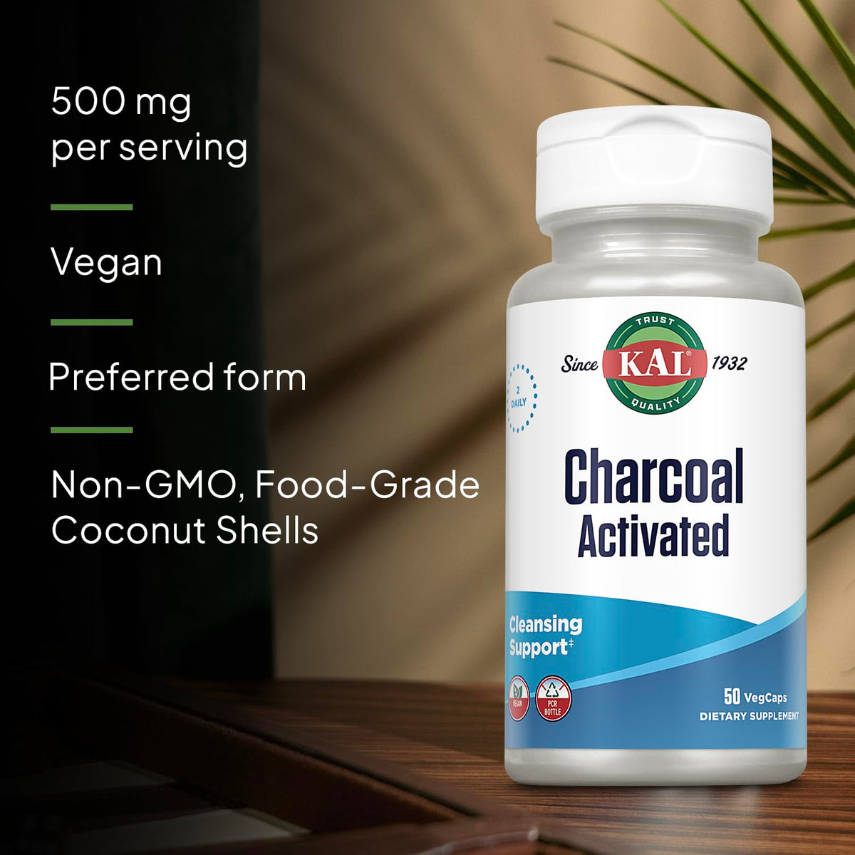 KAL Charcoal 280mg - 50 Capsules - image 4