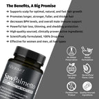 Afterave Essentials Saw Palmetto Premium Hair Growth - 100 Capsules - image 3