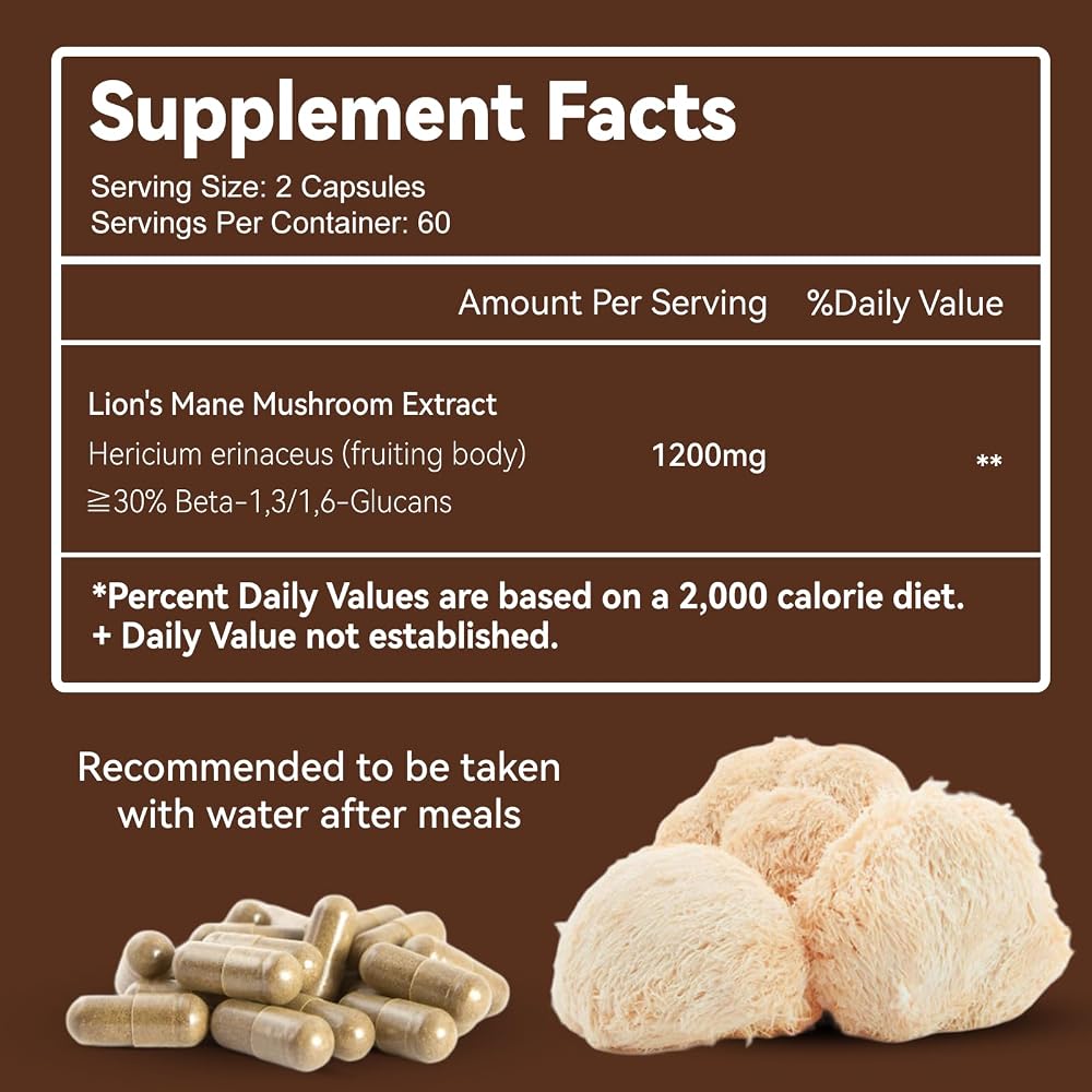 DIATMOON Lion’s Mane Supplement