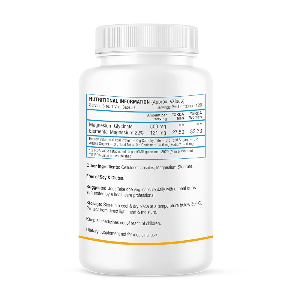 BIOTREX NUTRACEUTICALS Magnesium Glycinate - 120 Capsules - image 2