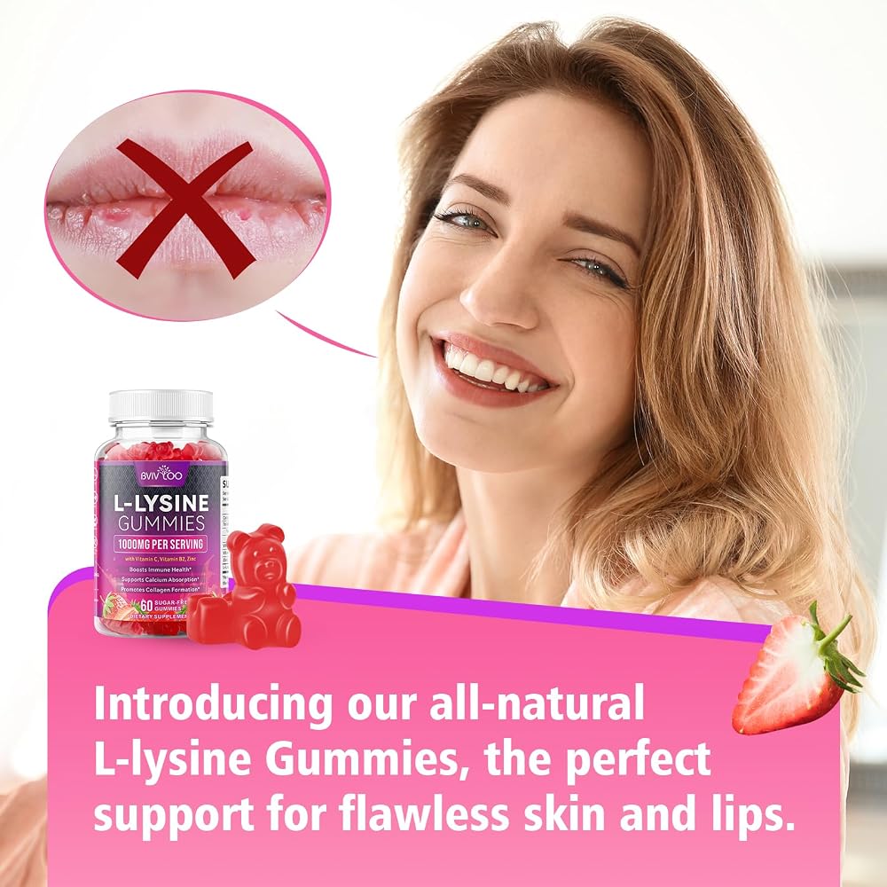 BVIVLOO L-Lysine 1000mg Gummies