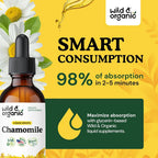Wild & Organic Chamomile Flower Supplement - Organic Chamomile Liquid