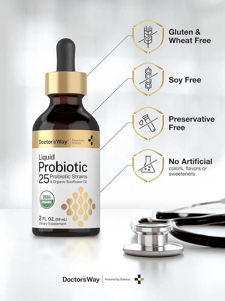 Doctor's Way Liquid Probiotic for Women and Men - 2 fl oz - image 5