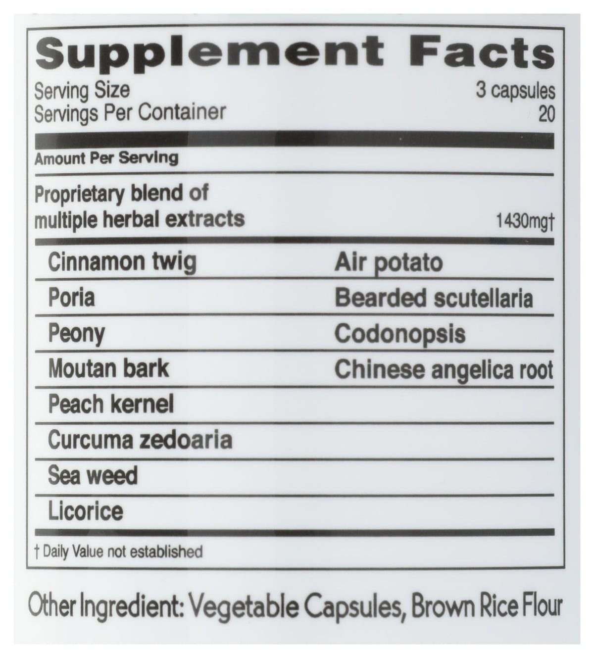 Balanceuticals Ovary & Uterus Clean