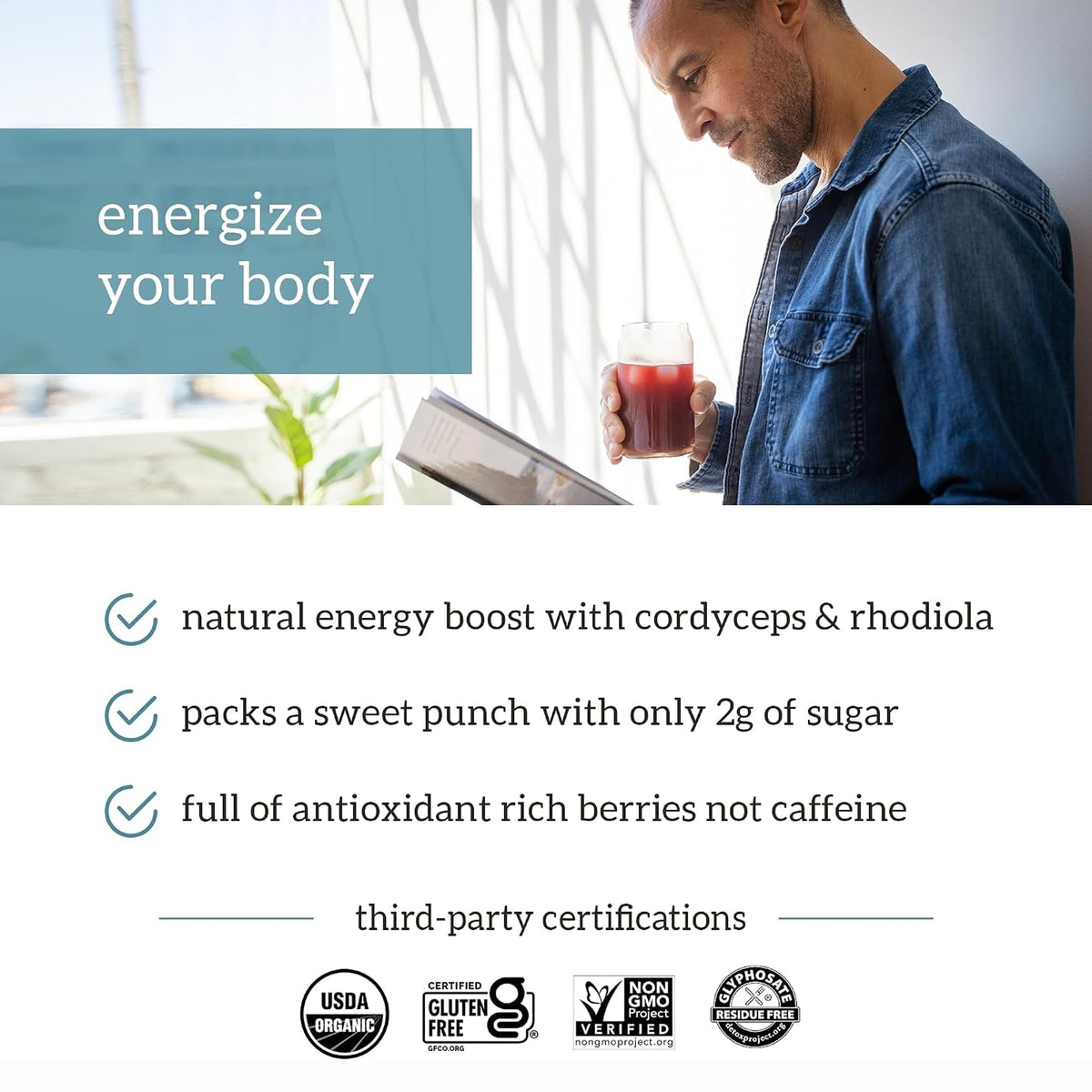 Organifi Daily Energizing Stack Green and Red Juice - 30 Day Supply - image 7