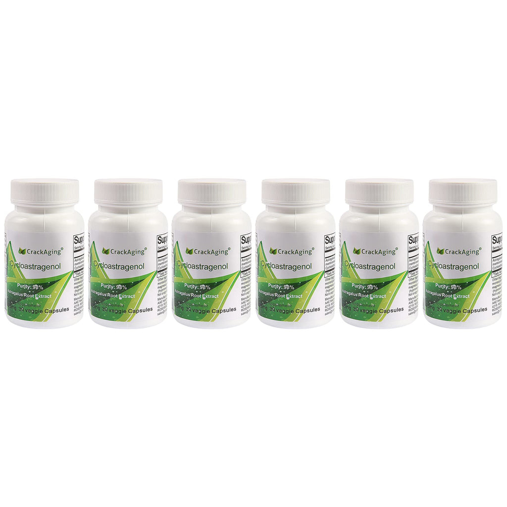 Crackaging Cycloastragenol 25mg Enhanced Absorption - 180 Vegetarian Capsules