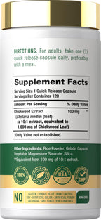 Carlyle Chickweed Supplement - 120 Capsules - image 2