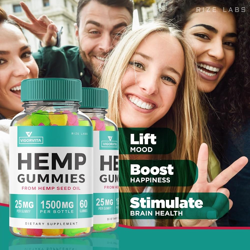 rize labs VigorVita Gummies Maximum Strength - 60 Gummies - image 3