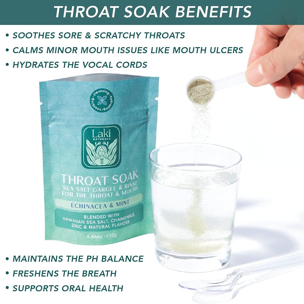 Laki Naturals Throat Soak Echinacea & Mint - 4.66 oz - image 5