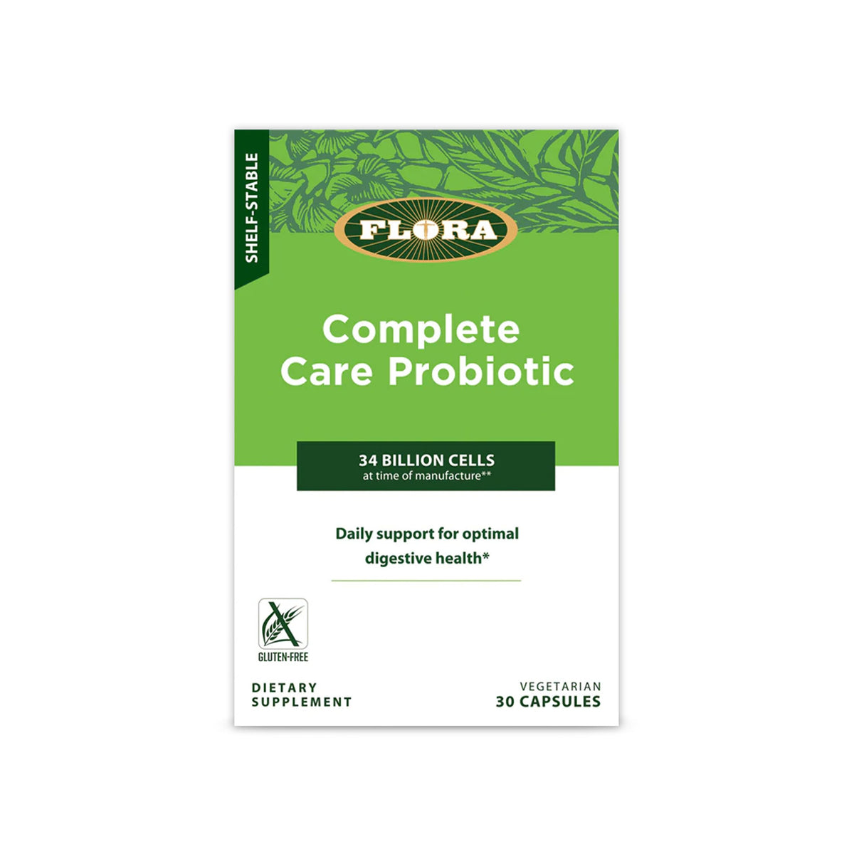Flora Complete Care Probiotic 34B CFU - 30 Vegetarian Capsules