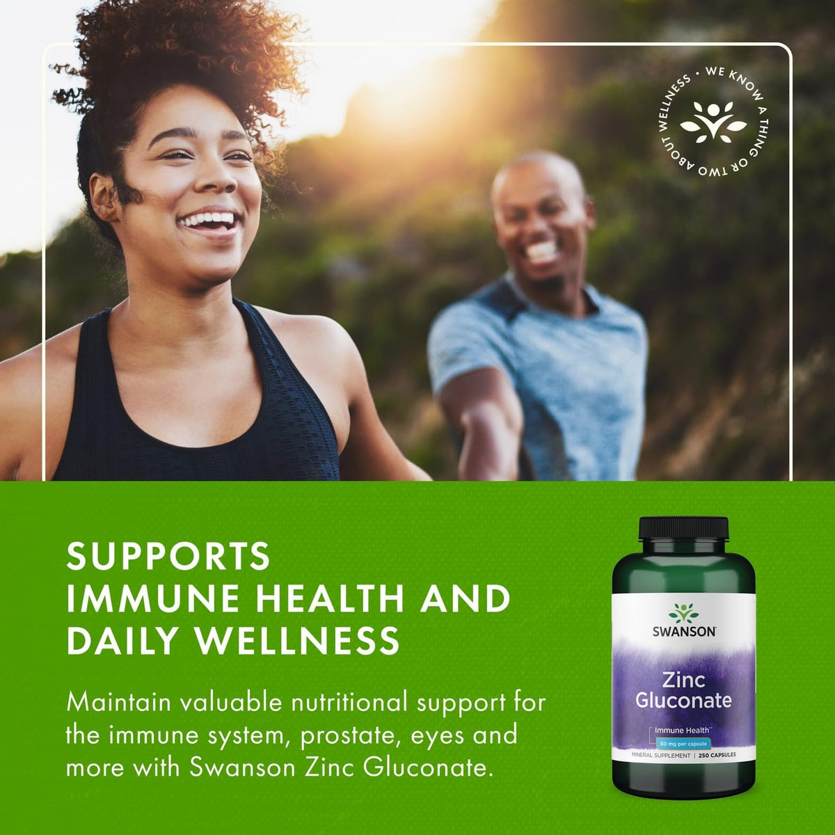 Swanson Zinc Gluconate 50 mg Immune Support - 500 Capsules - image 6