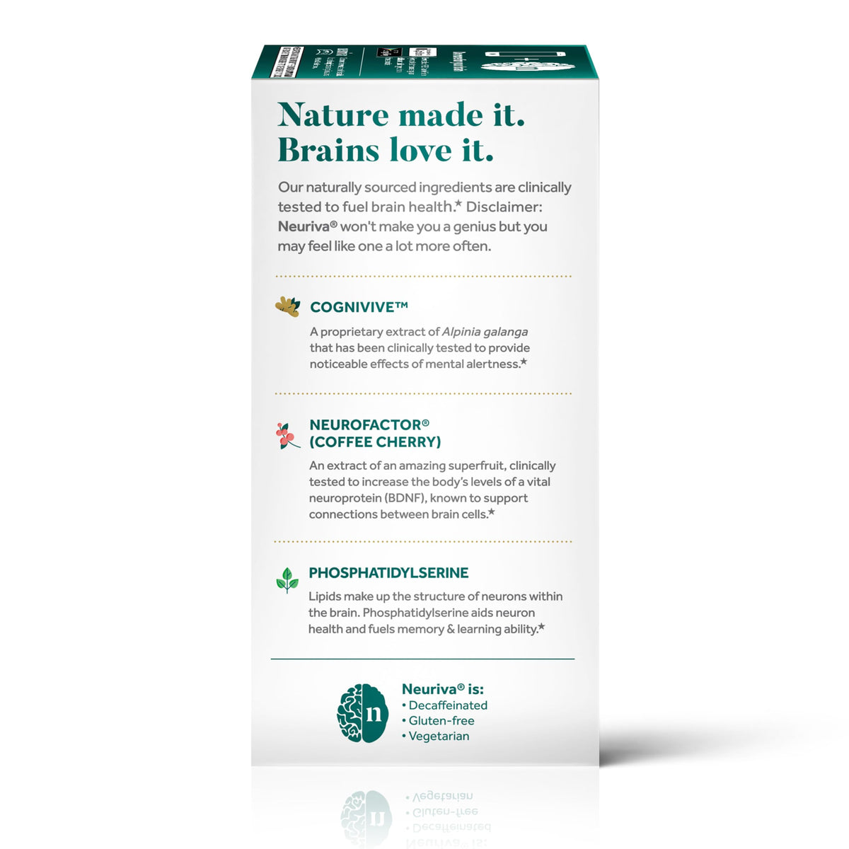 NEURIVA Ultra Brain Supplements for Memory and Focus